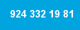 924 332 19 81 924 332 19 81